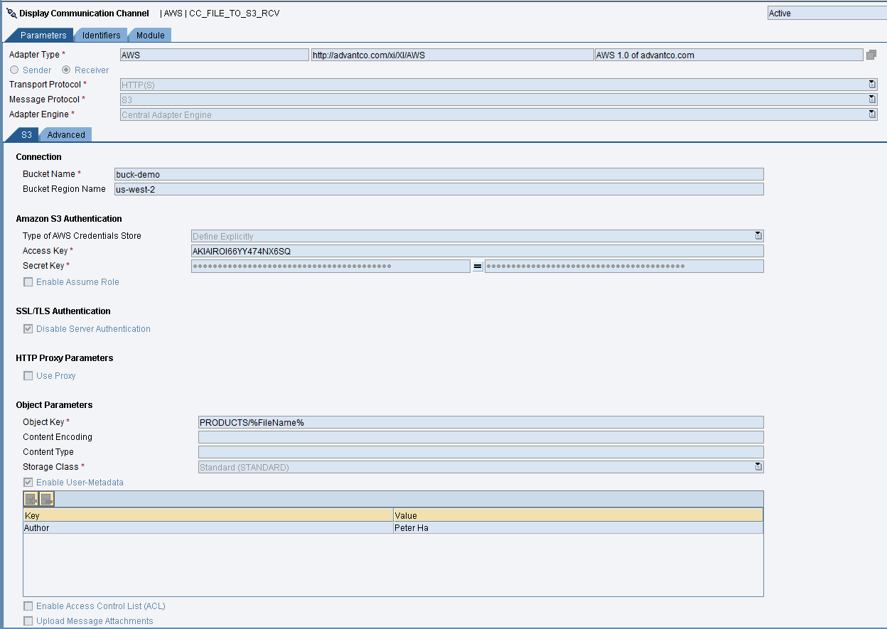 AWS SAP PO Integration AWS SAP PO Integration