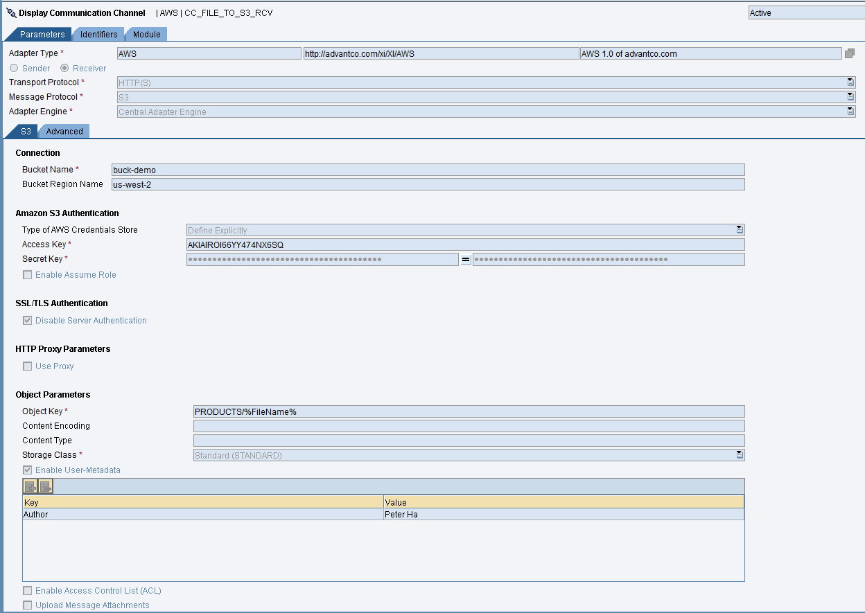 AWS SAP PO Integration