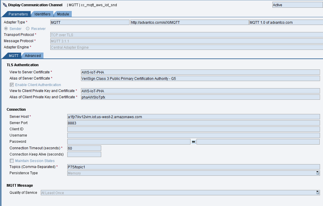 Advantco MQTT Adapter_PO Advantco MQTT Adapter_PO