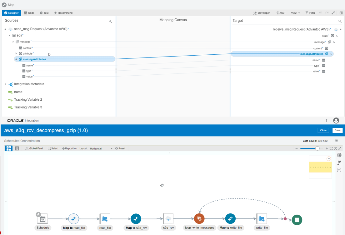 Oracle to Azure diagram final Oracle to Azure diagram final