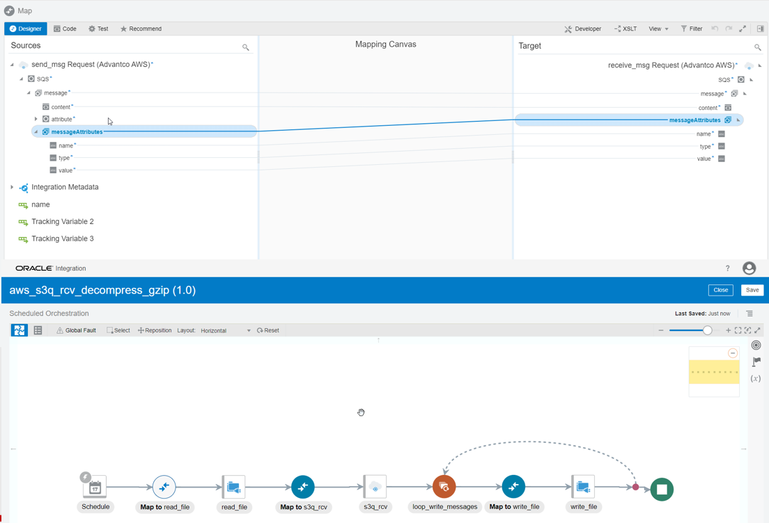 Oracle to Azure diagram final