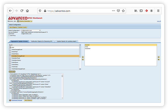 Advantco SAP Salesforce Integration Advantco SAP Salesforce Integration